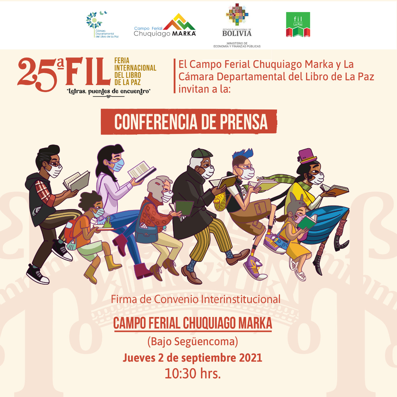 LANZAMIENTO DE LA 25 FERIA INTERNACIONAL DEL LIBRO